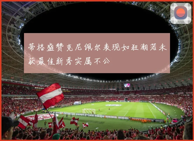 蒂格盛赞克尼佩尔表现如狂潮若未获最佳新秀实属不公